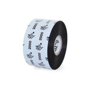 02000BK04045 - Zebra 1.57" x 1,476' 2000 Wax Ribbon (Case)