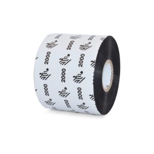 02000BK08345 - Zebra 3.27" x 1,476' 2000 Wax Ribbon (Case)