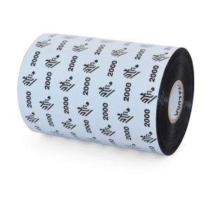 02000BK11045 - Zebra 4.33" x 1,476' 2000 Wax Ribbon (Case)