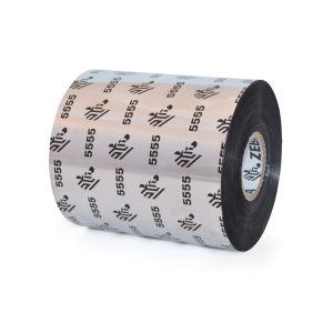 05555BK08345 - Zebra 3.27" x 1,476' 5555 Wax/Resin Ribbon (Case)