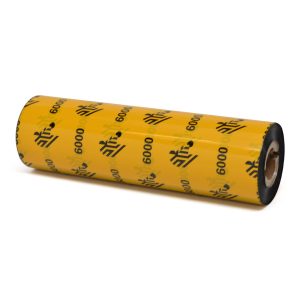 06000GS11007 - Zebra 4.33" x 244' 6000 Wax Ribbon (Case)