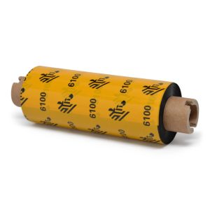 06100GS08407-EA - Zebra 3.31" x 244' 6100 Wax/Resin Ribbon (Roll)