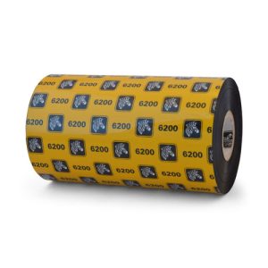 06200BK13145 - Zebra 5.16" x 1,476' 6200 Resin Ribbon (Case)