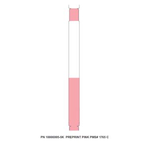 10006995-5K - Zebra 1" x 11" Z-Band Direct Wristband (Pink) (Case)
