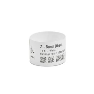 10006998K - Zebra 1" x 6" Z-Band Direct Wristband (Case)