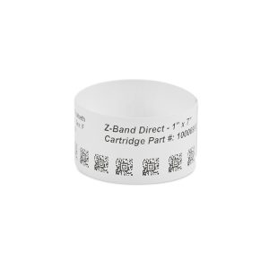 10006999K - Zebra 1" x 7" Z-Band Direct Wristband (Case)