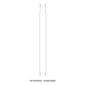 10010951K - Zebra 1" x 11" Z-Band Comfort Wristband (Case) (Cartridge)