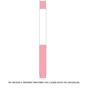 10015355-5K - Zebra 1" x 11" Z-Band UltraSoft Wristband (Pink) (Case)