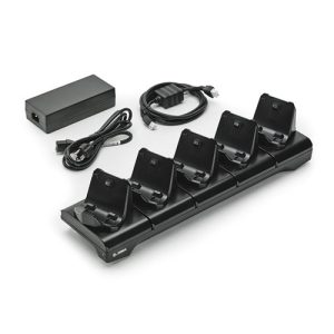 CRD-MPM-5SCHGUS1-01 - Zebra ZQ300 Series, ZQ300+ Series Printer Docking Cradle (5-Slot)