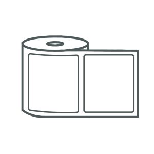 SAM5061 - Zebra 3" x 3" Z-Ultimate 4000T Label (Clear) (Roll) (Sample Roll)