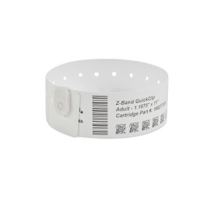 10027728K - Zebra 1.19" x 11" Z-Band QuickClip Wristband (Case)