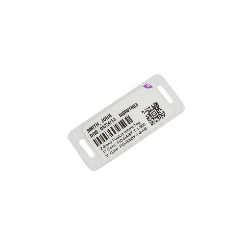 FID-BABY-T-1-500 - Zebra 1.75" x 2.88" Z-Band Fusion Wristband (Case)