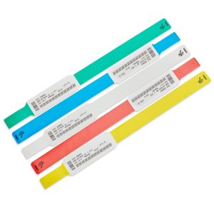10033832-3K - Zebra 1" x 10.75" Z-Band UltraSoft Wristband (Green) (Case)