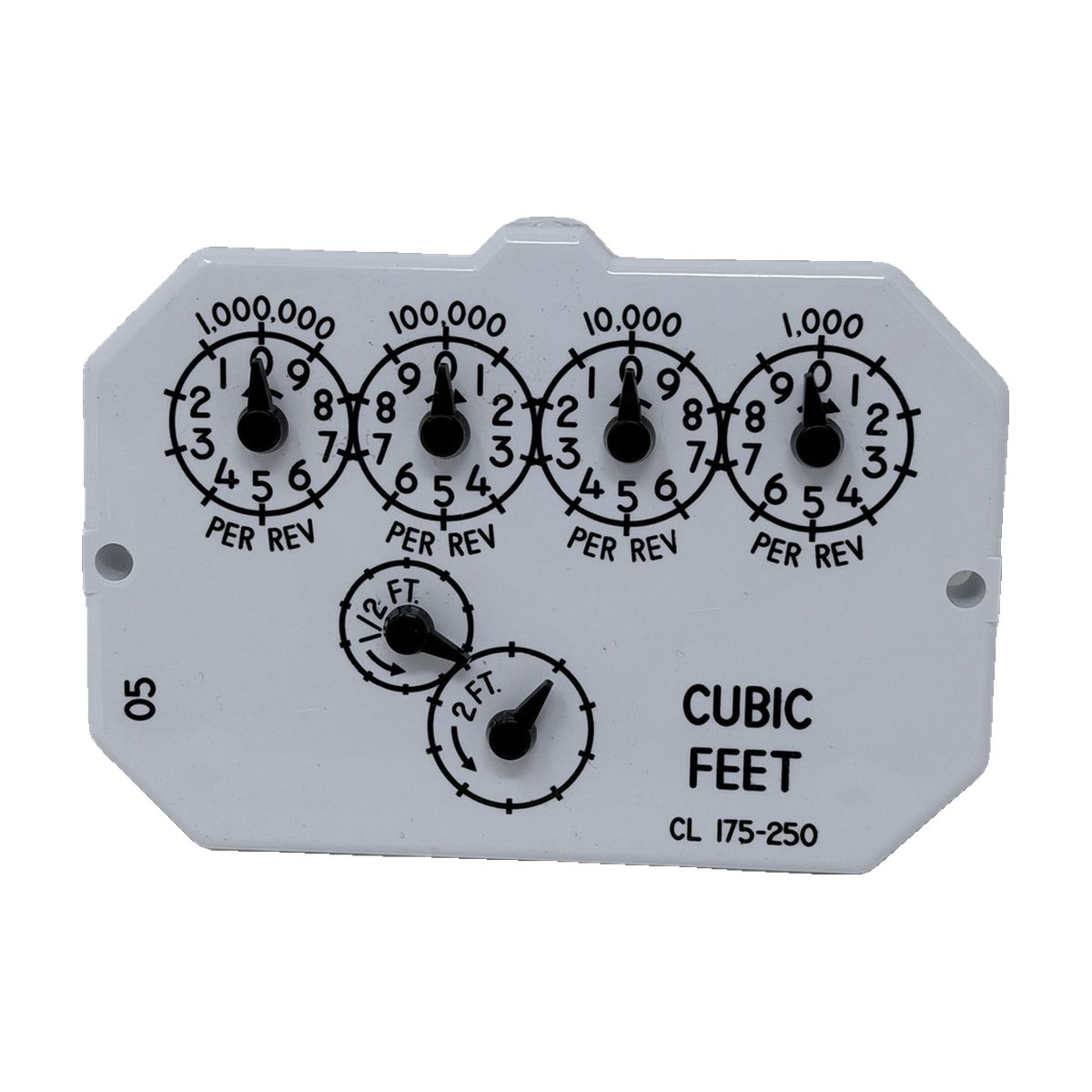 Non-Temp Comp, 2 FT Drive, Circular Read Sensus Index Refurbished (for R-275 Meter) - Set to Zero - Compatible with 100G Index